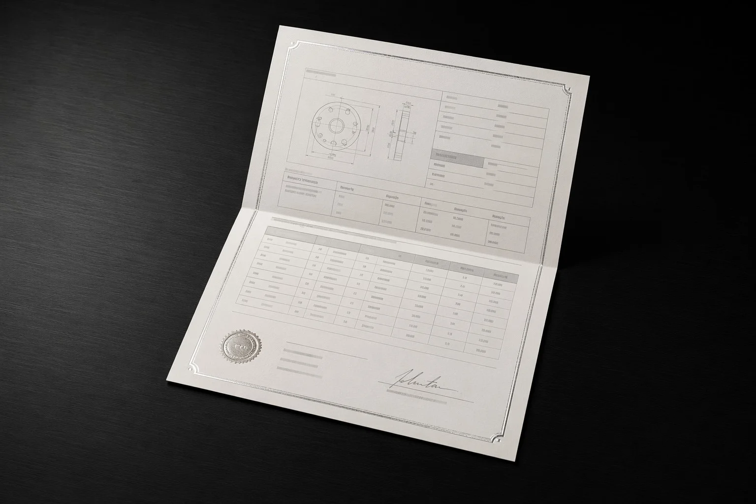 CMM TECHNICAL CERTIFICATE